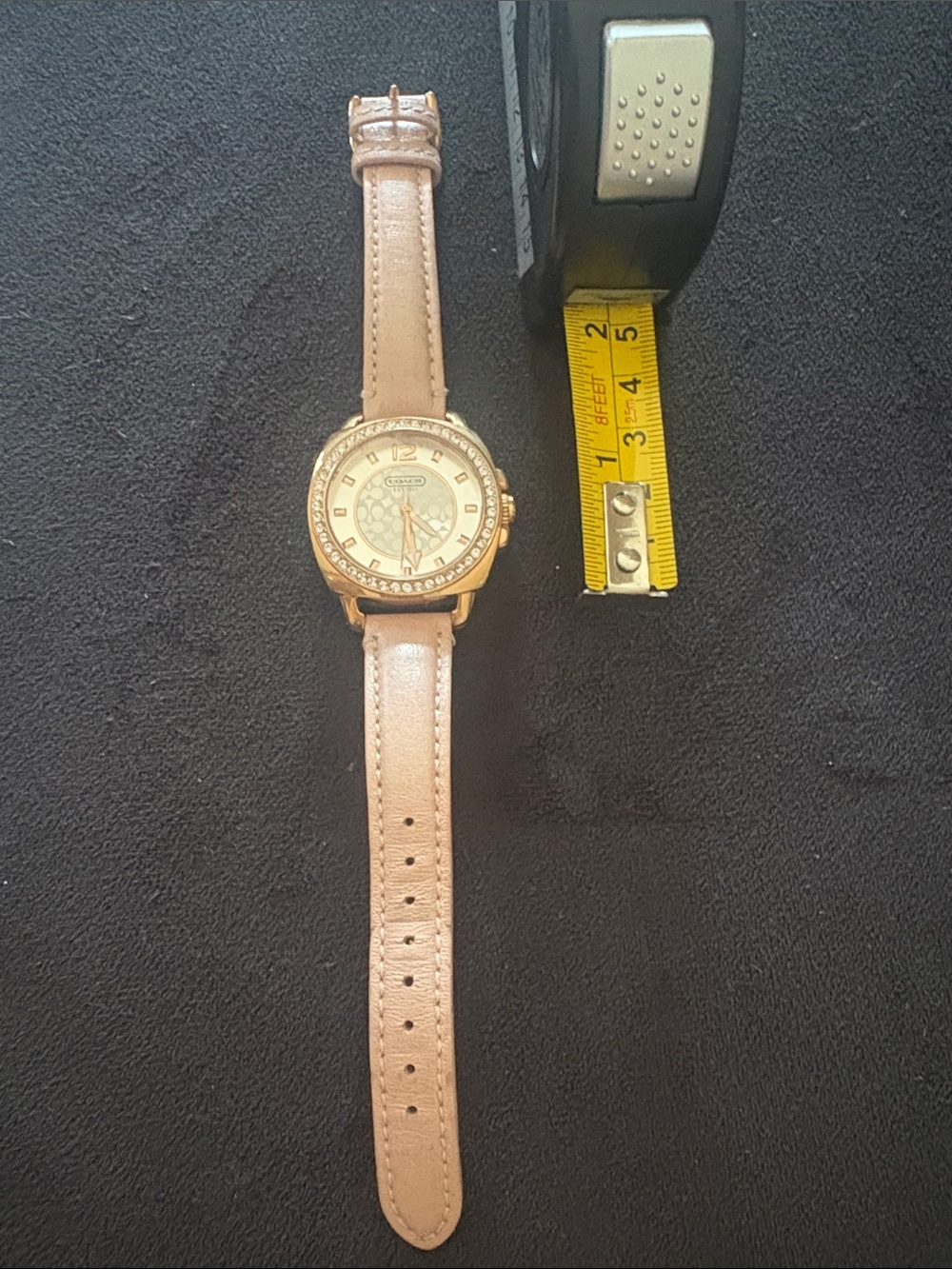 Coach Rose Gold and Blush Leather Women's Watch
